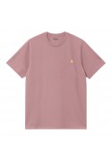 CARHARTT WIP S/S Chase T-Shirt Glassy Pink/Gold