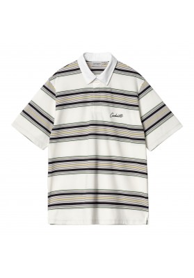 CARHARTT WIP S/S Gaines Rugby Shirt Wax