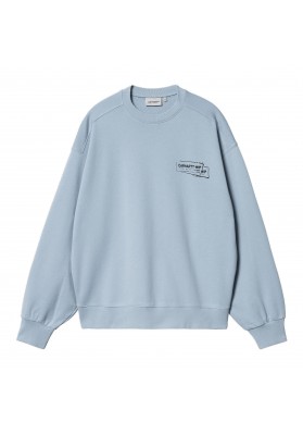 CARHARTT WIP Stamp Sweat Misty Sky