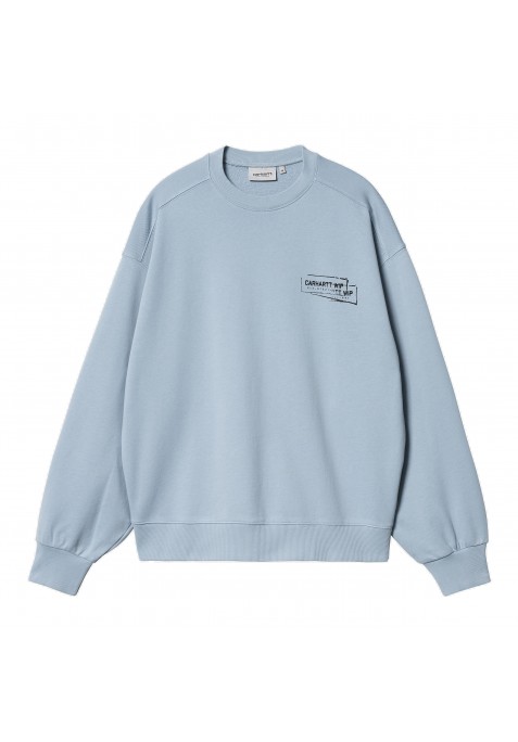 CARHARTT WIP Stamp Sweat Misty Sky