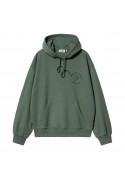 CARHARTT WIP Hooded Stamp Sweat Duck Green