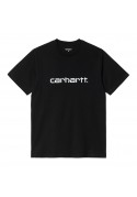 CARHARTT WIP SCRIPT T-SHIRT BLACK