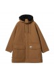 CARHARTT WIP W' CLARTON PARKA HAMILTON BROWN