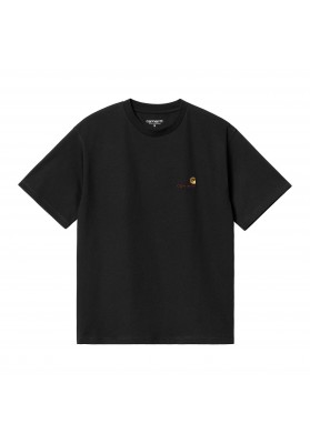 CARHARTT WIP W' AMERICAN SCRIPT T-SHIRT BLACK