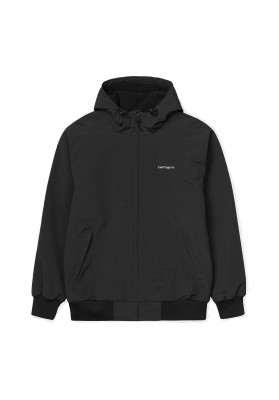 CARHARTT WIP CHAQUETA HOODED SAIL JACKET BLACK