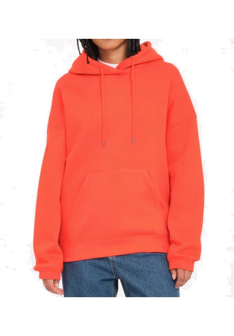 VOLCOM Sudadera Stone Heart Up Hoodie Bright Red