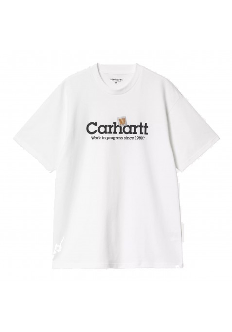 CARHARTT WIP Label Script T-Shirt White