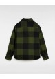 VANS DENBY FUZZY SHACKET – Black / Green